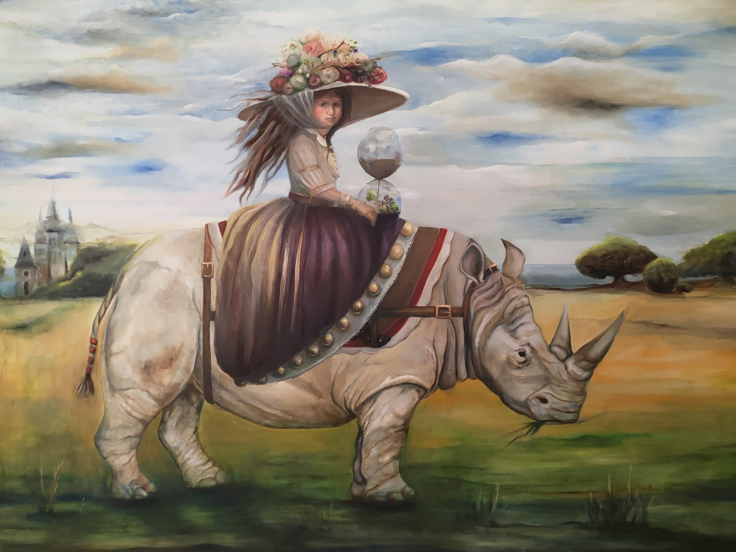 Oil Painting - "Fallow" by Pelin Bayçelebi